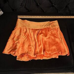 Roberto Cavalli JustCavalli Orange Skirt 40 XS 90’s made in Italy